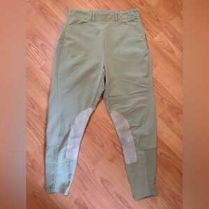 Ariat Breeches Women's 28R Beige Pro Series Equestrian Tan Riding Pants Grip 733
